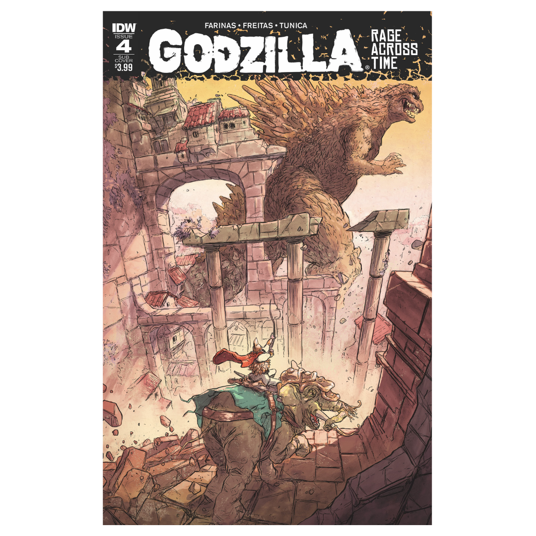 GODZILLA RAGE ACROSS TIME #4 SUB CVR