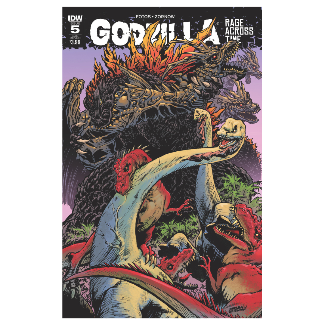 GODZILLA RAGE ACROSS TIME #5 SUB CVR