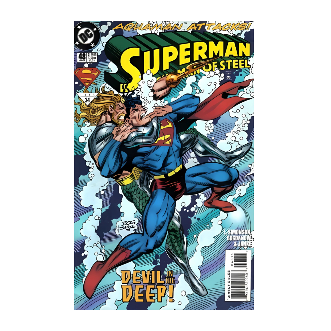 SUPERMAN MAN OF STEEL - #48 1991