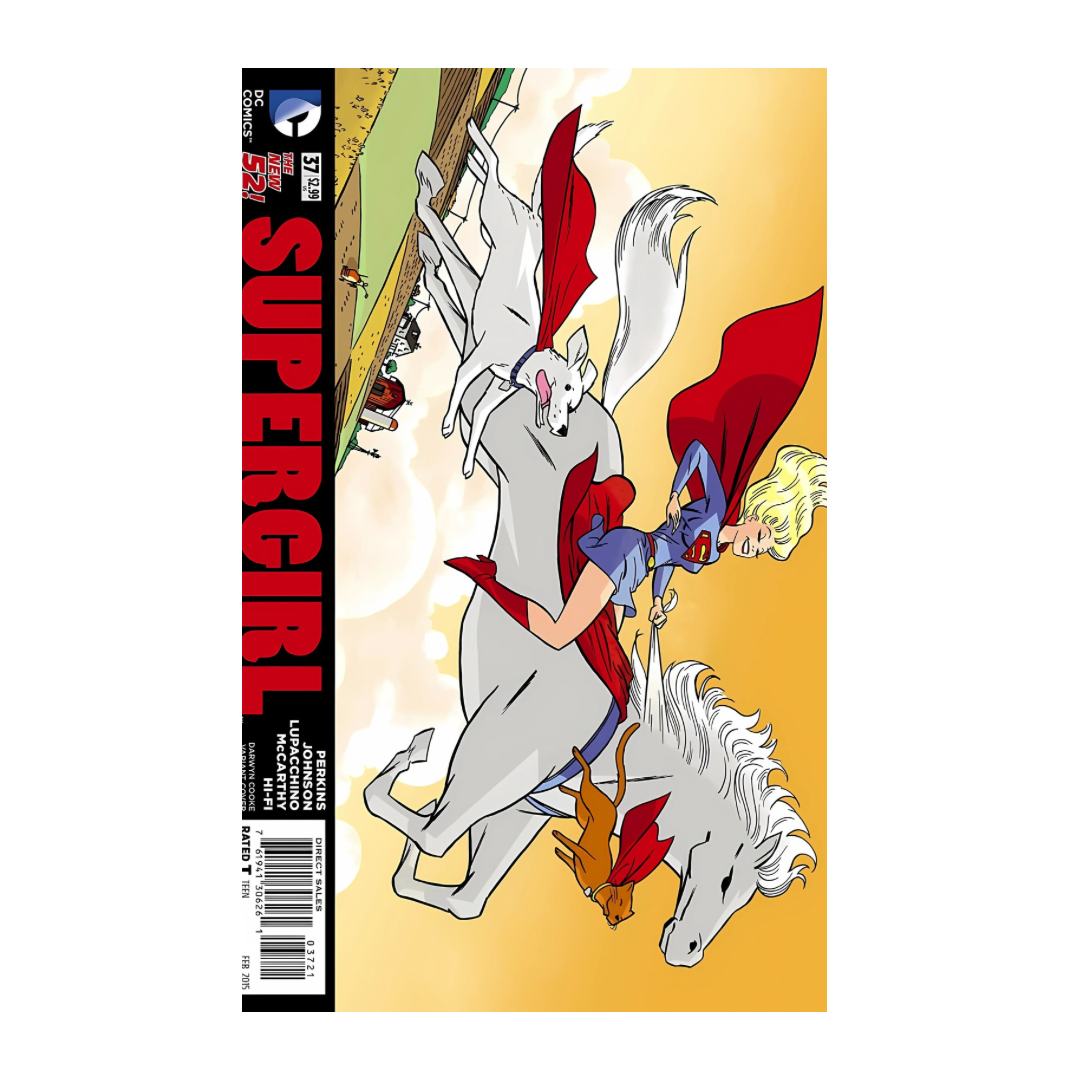 SUPERGIRL - NEW 52 #37 SIDEWAYS VAR