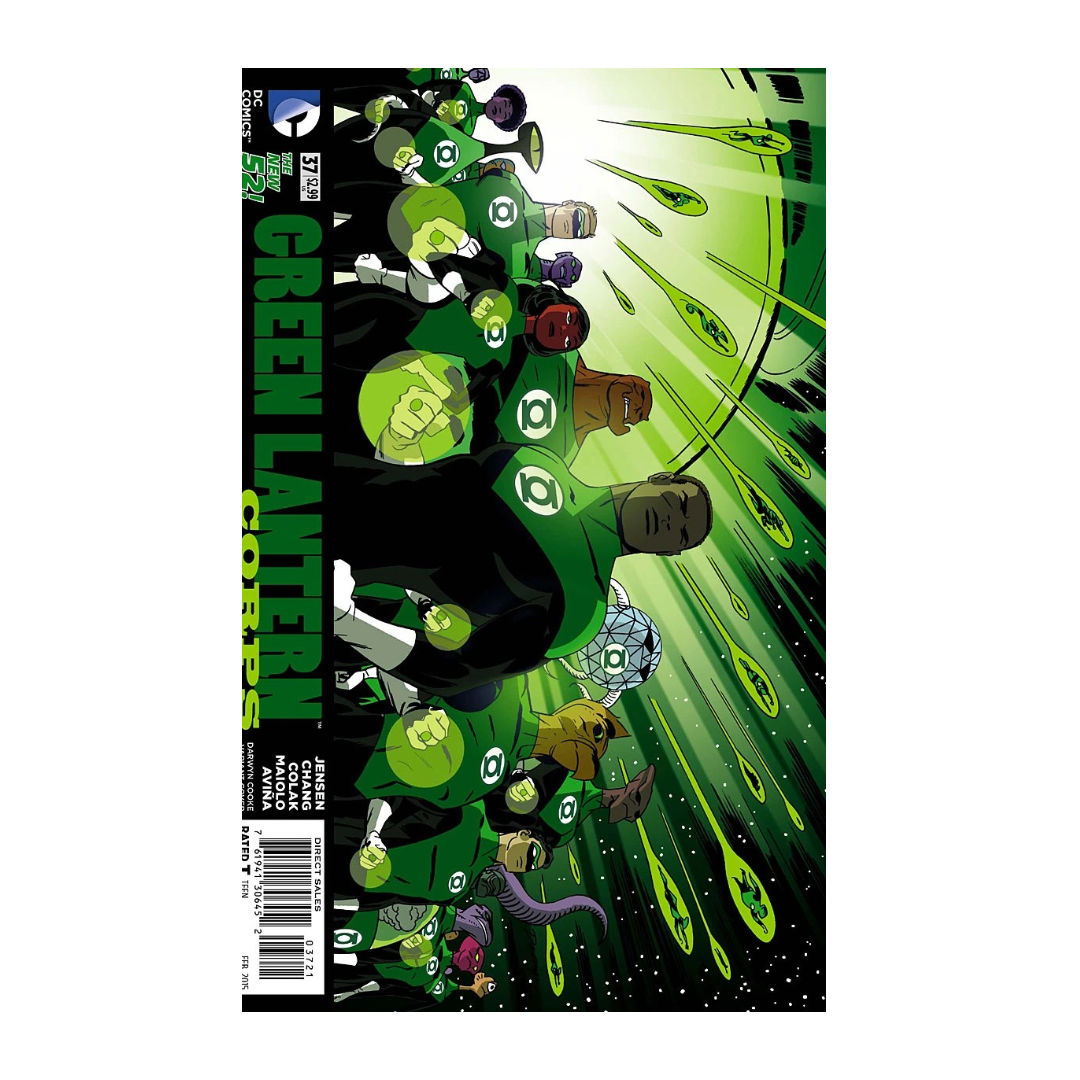 GREEN LANTERN CORPS #37 SIDEWAYS CVR (NEW 52)