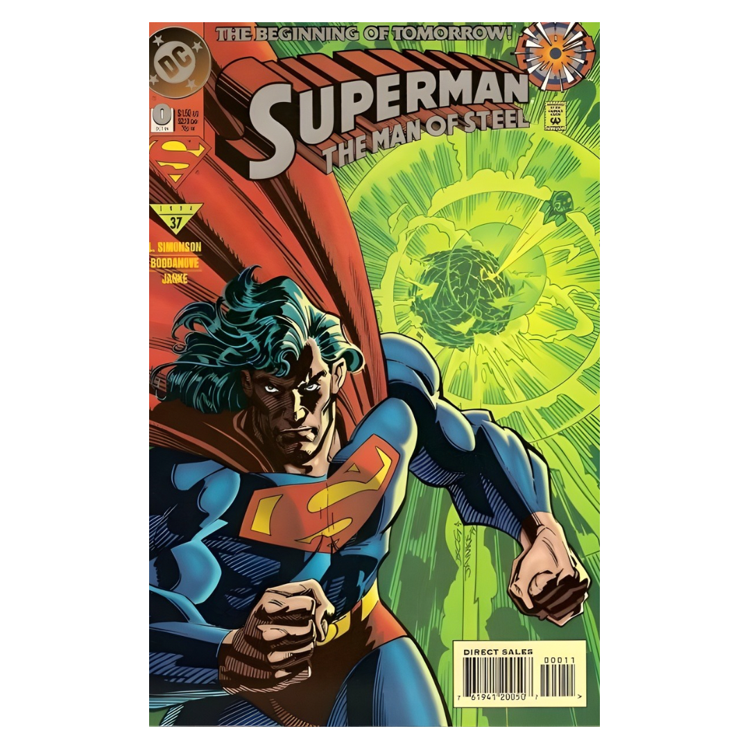 SUPERMAN MAN OF STEEL - #0 1991