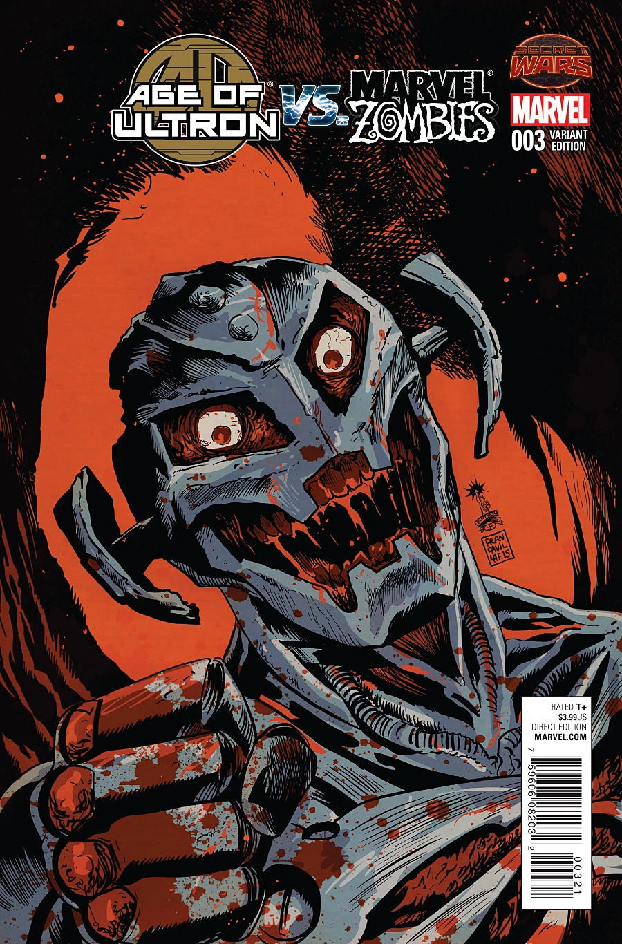 AGE OF ULTRON VS MARVEL ZOMBIES #3 CVR B