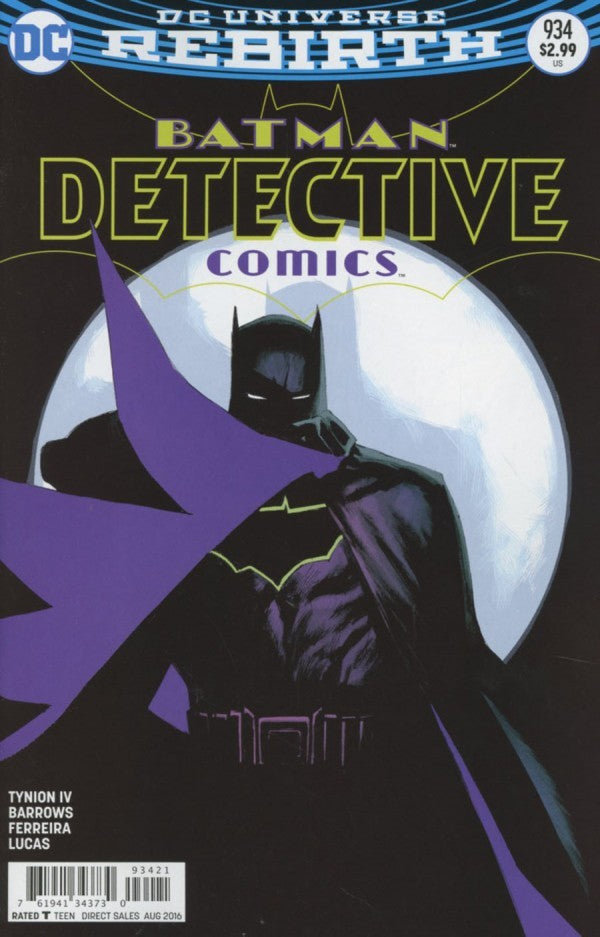 BATMAN DETECTIVE COMICS #934