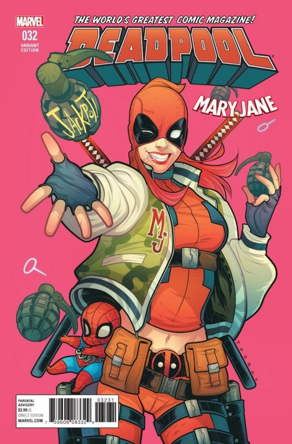 DEADPOOL #32 MARY JANE CVR