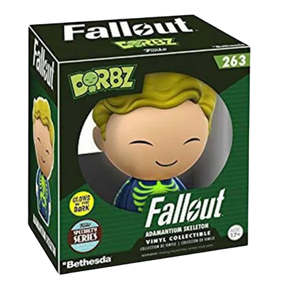DORBZ : SPECIALTY SERIES FALLOUT - VAULT BOY ADAMANTIUM SKELETON GITD #263