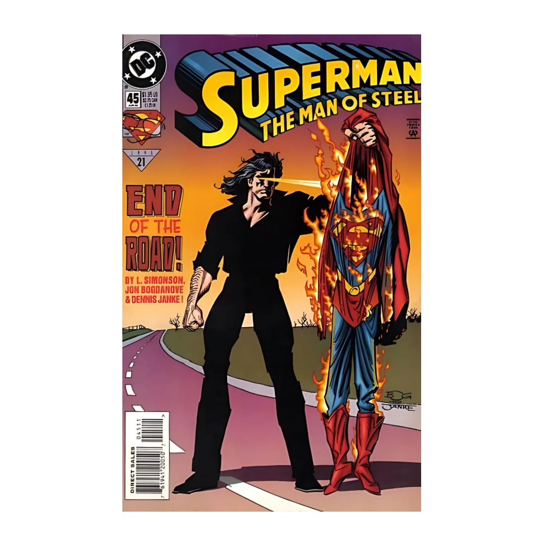 SUPERMAN MAN OF STEEL - #45 1991