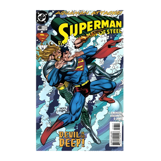 SUPERMAN MAN OF STEEL - #48 1991