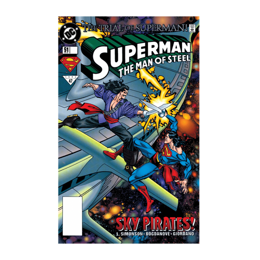 SUPERMAN MAN OF STEEL - #51 1991