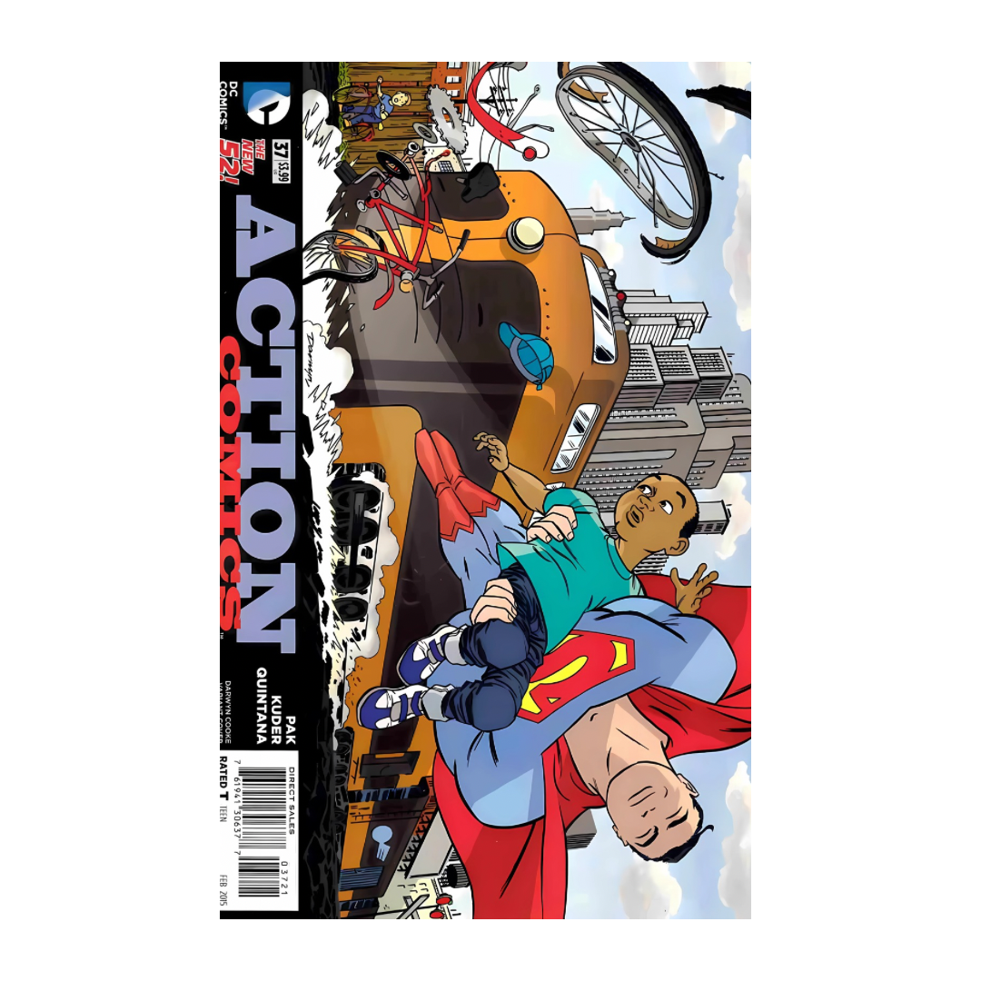 SUPERMAN ACTION COMICS - NEW 52 #37 SIDEWAYS VR