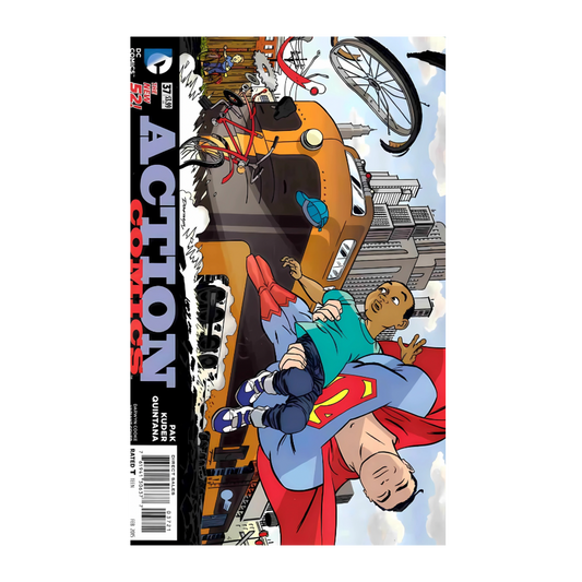 SUPERMAN ACTION COMICS - NEW 52 #37 SIDEWAYS VR