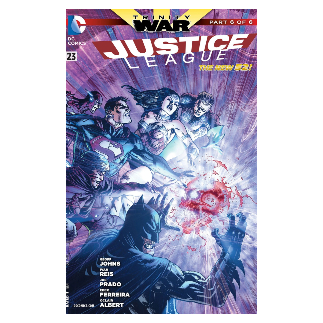 JUSTICE LEAGUE - NEW 52 #23 TRINITY WAR