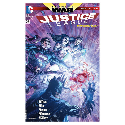 JUSTICE LEAGUE - NEW 52 #23 TRINITY WAR
