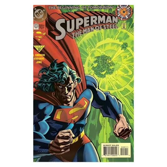 SUPERMAN MAN OF STEEL - #0 1991