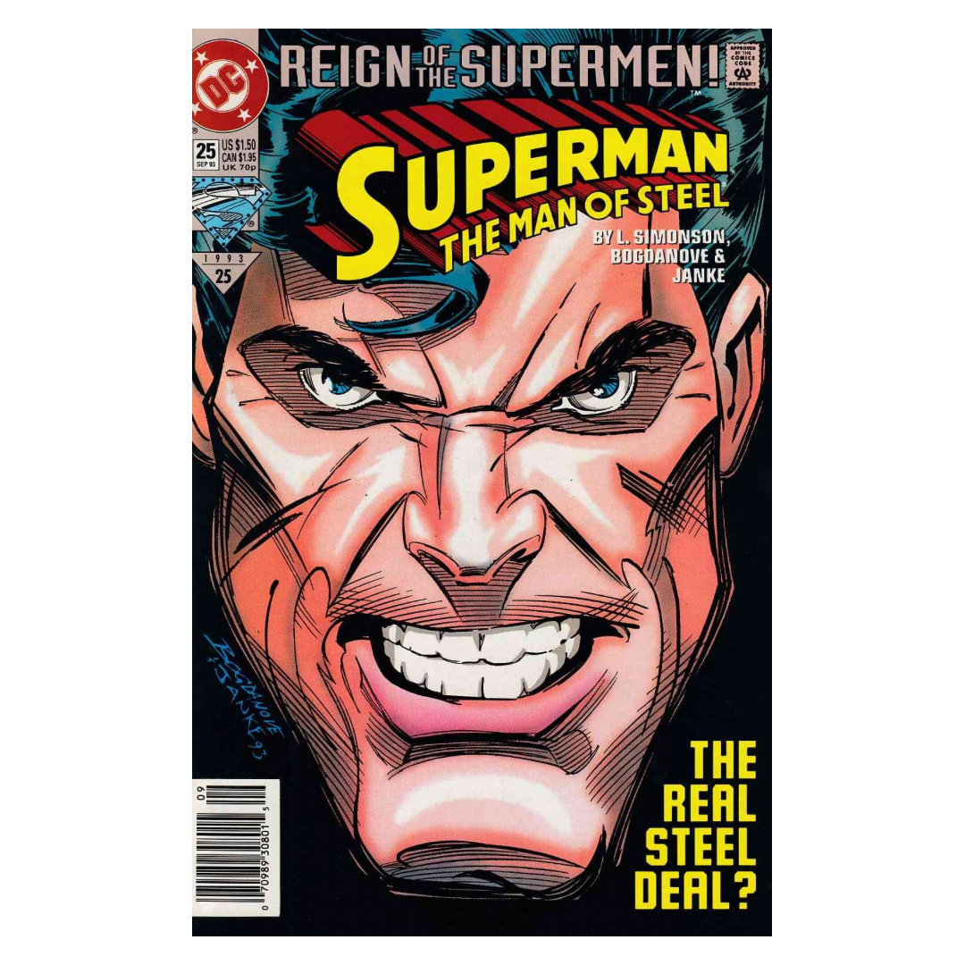 SUPERMAN MAN OF STEEL - #25 1991