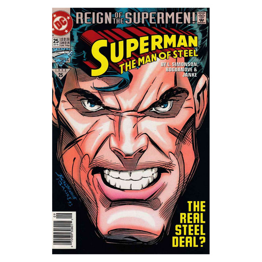 SUPERMAN MAN OF STEEL - #25 1991