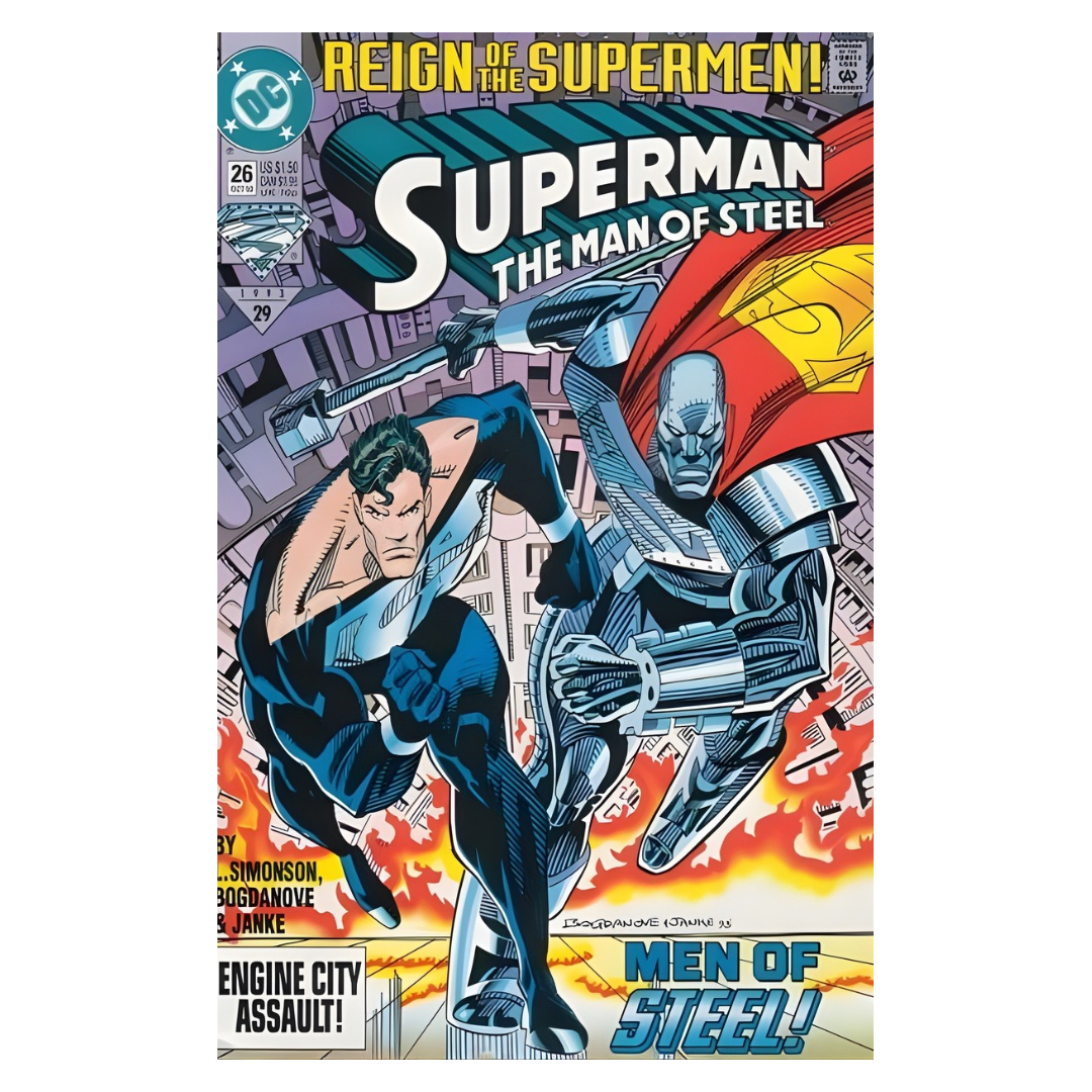SUPERMAN MAN OF STEEL - #26 1991