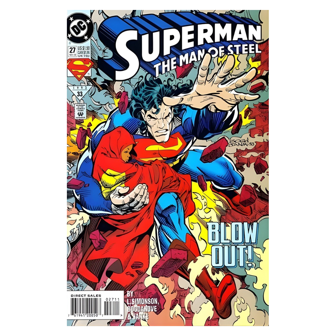 SUPERMAN MAN OF STEEL - #27 1991