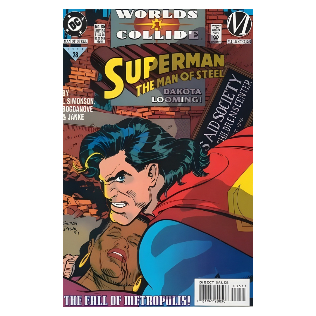 SUPERMAN MAN OF STEEL - #35 1991