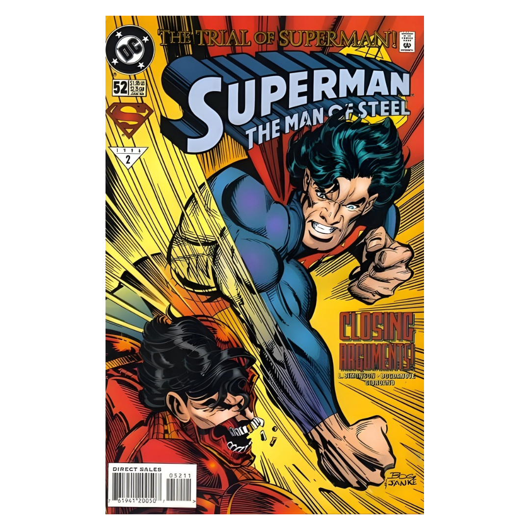 SUPERMAN MAN OF STEEL - #52 1991