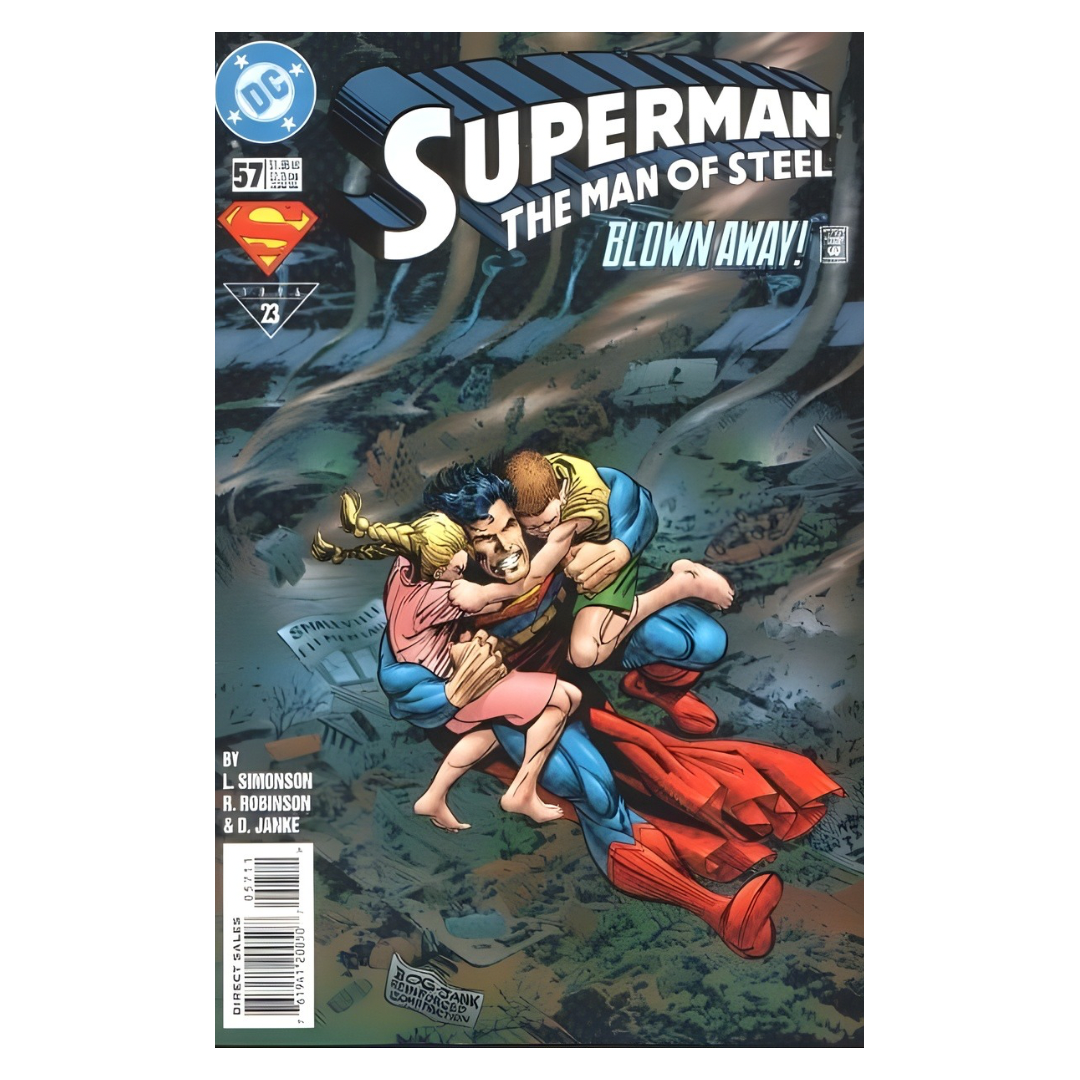 SUPERMAN MAN OF STEEL - #57 1991