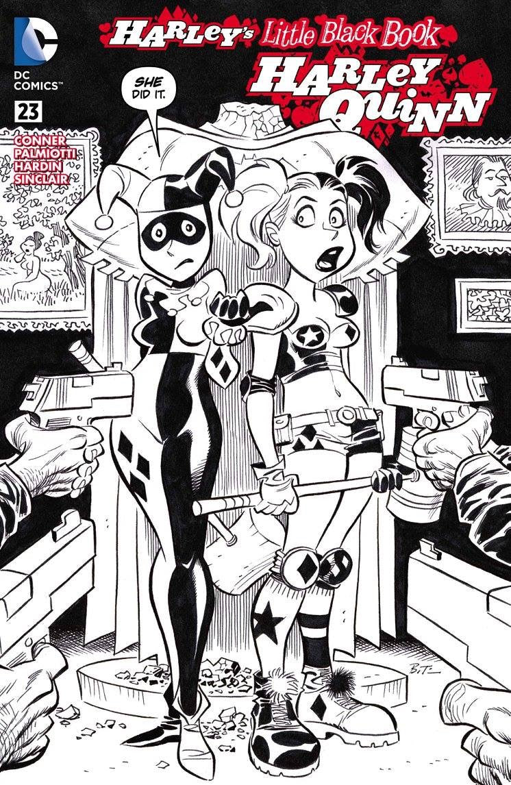 HARLEY QUINN #23 BLK/WHTE CVR (NEW 52)