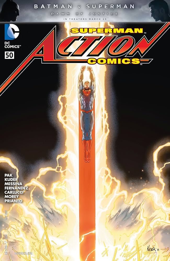 SUPERMAN ACTION COMICS #50 BVS BAGGED (NEW 52)