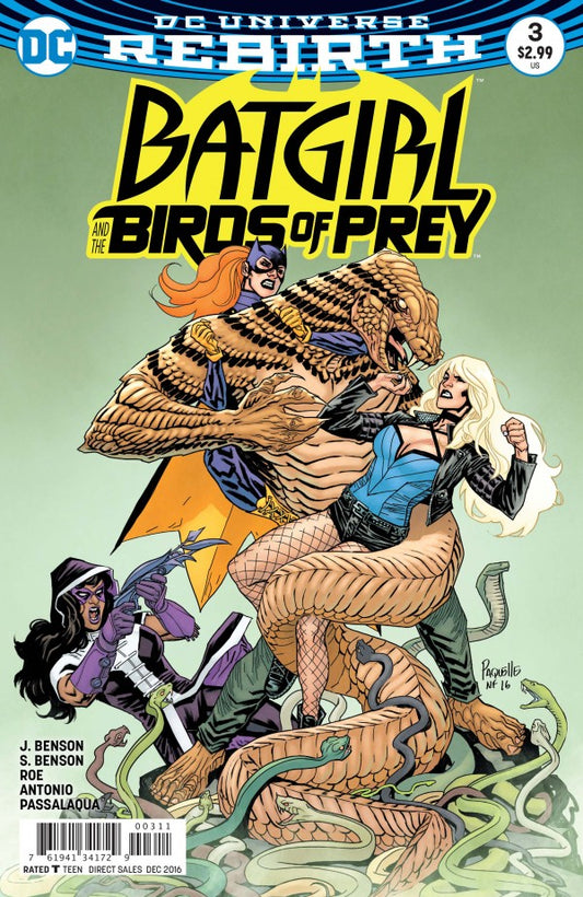 BATGIRL AND THE BIRDS OF PREY #3 (REBIRTH)