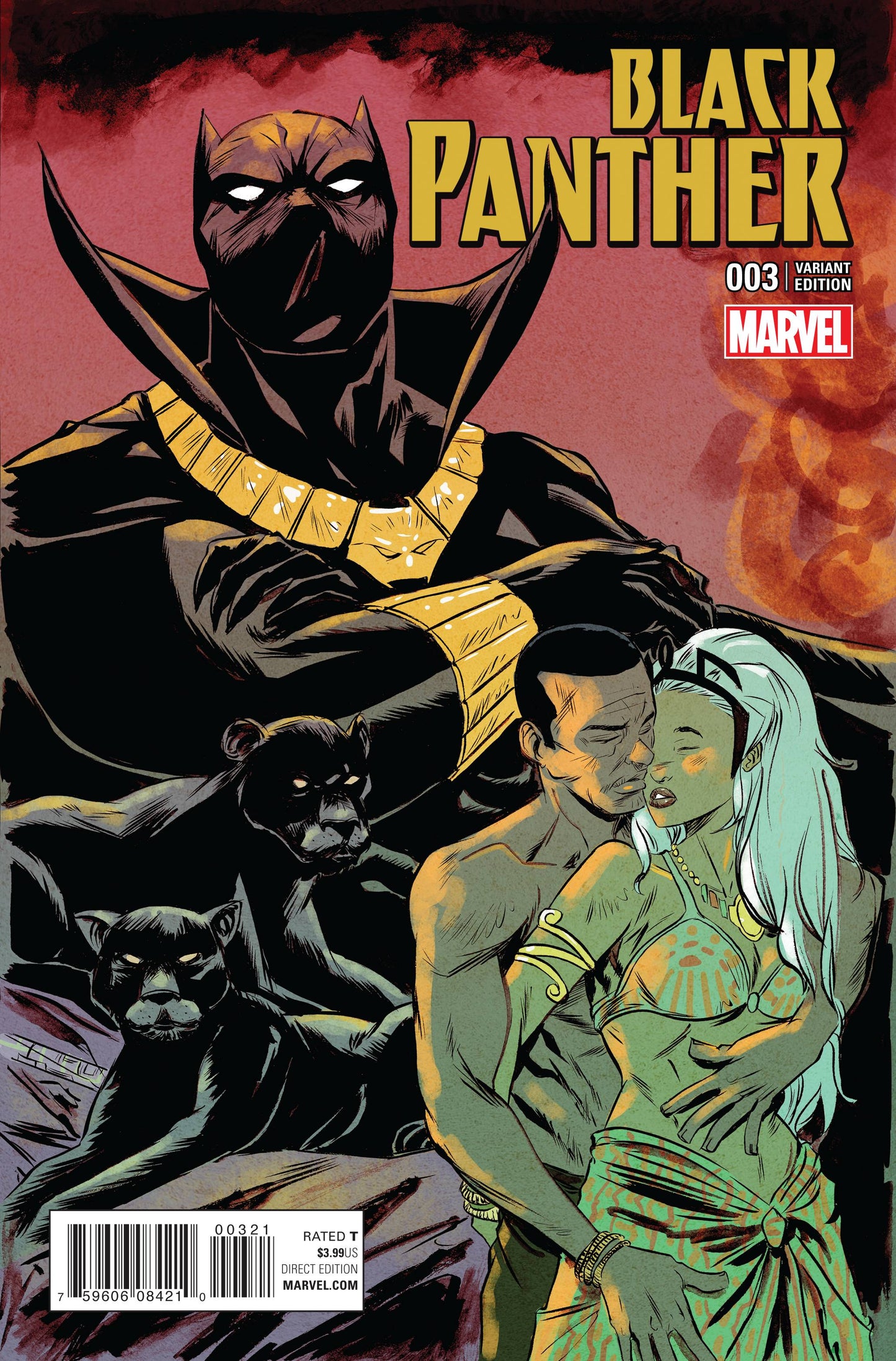 BLACK PANTHER #3 SANFORD GREENE CONNECTING CVR