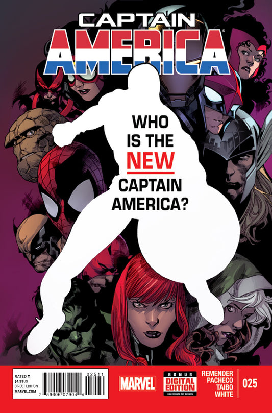 CAPTAIN AMERICA #25 1ST APP. SAM WILSON CAPT. AMERICA