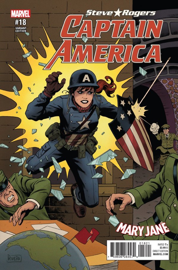 CAPTAIN AMERICA : STEVE ROGERS #18 MARY JANE CVR